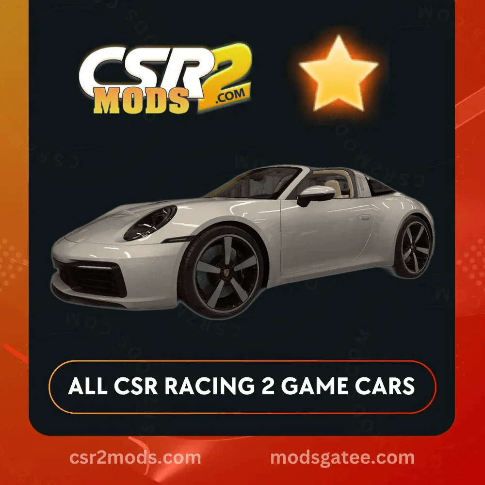 CSR2 Porsche 911 Targa 4S Heritage 992 Gold Stars Car | CSR2 MODS