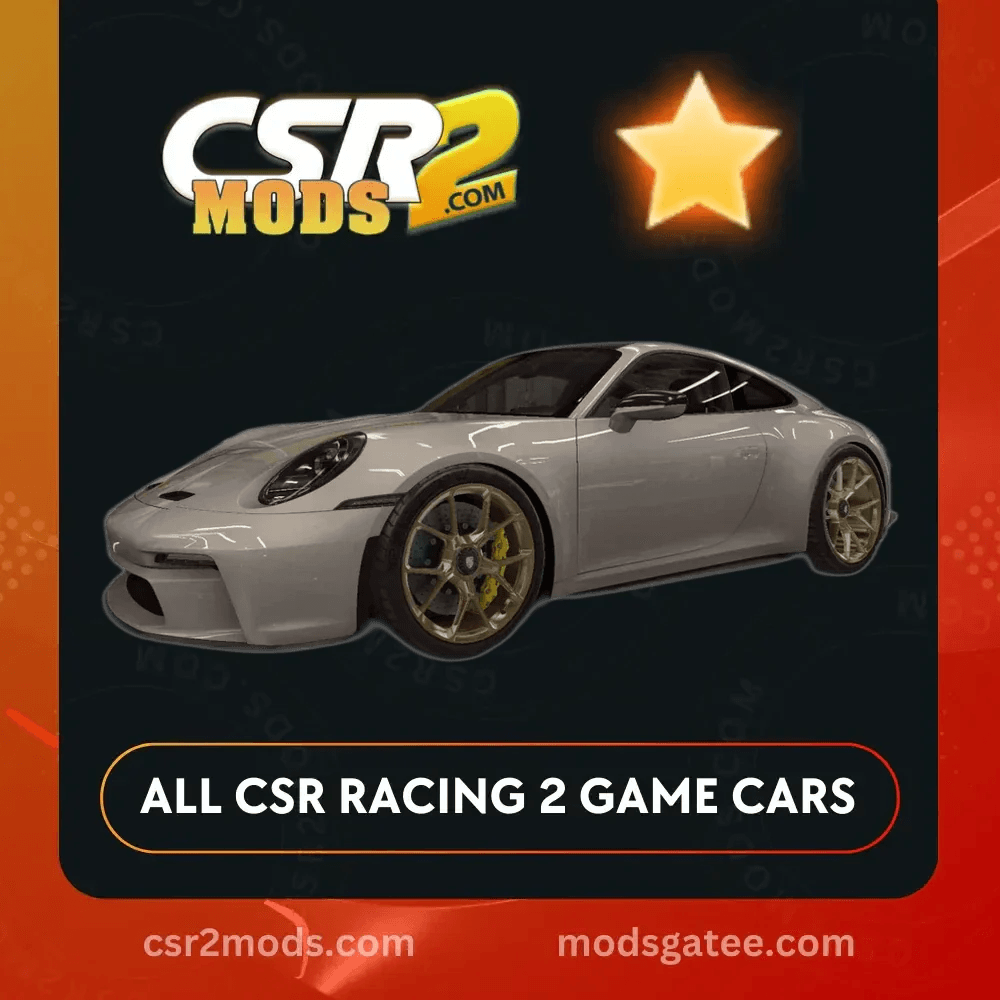 CSR2 Porsche 911 Gt3 Touring 992 Gold Stars Car | CSR2 MODS