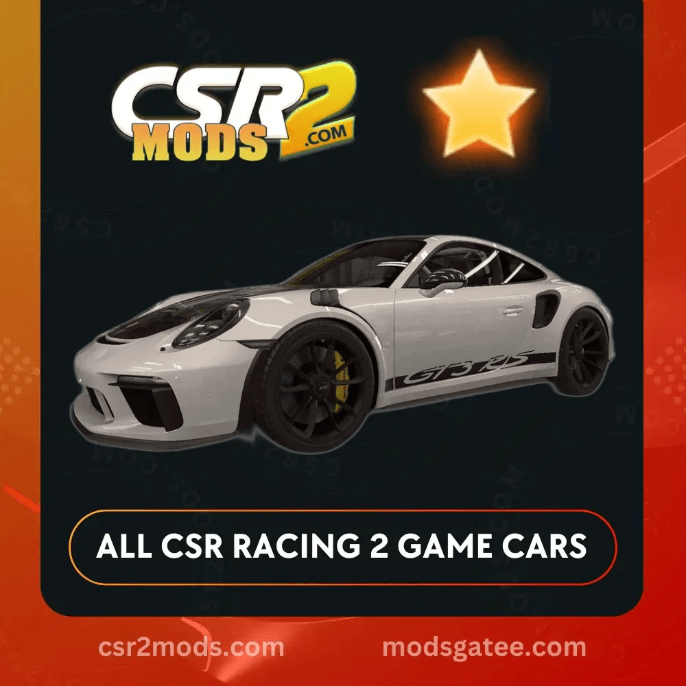 CSR2 Porsche 911 Gt3 Rs Weissach Pkg Gold Stars Car | CSR2 MODS