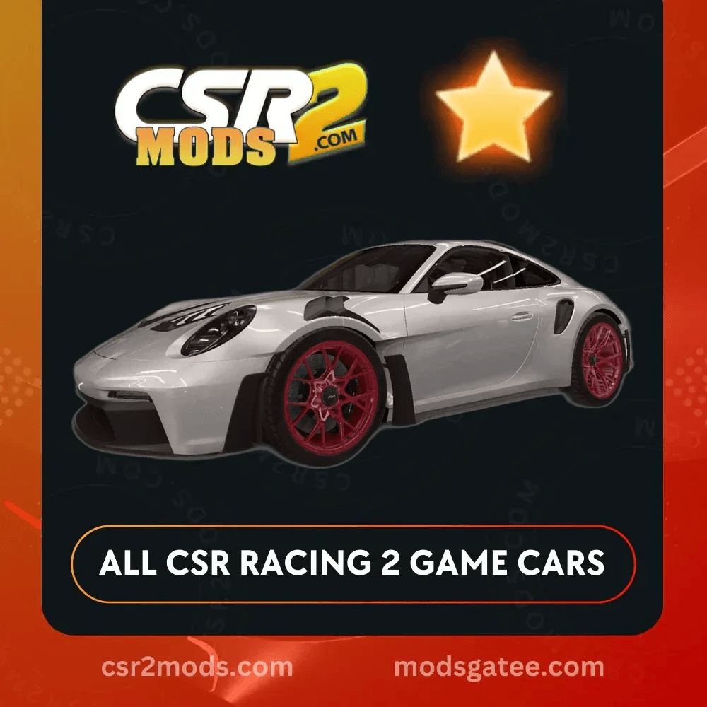 CSR2 Porsche 911 Gt3 Rs 992 Gold Stars Car | CSR2 MODS
