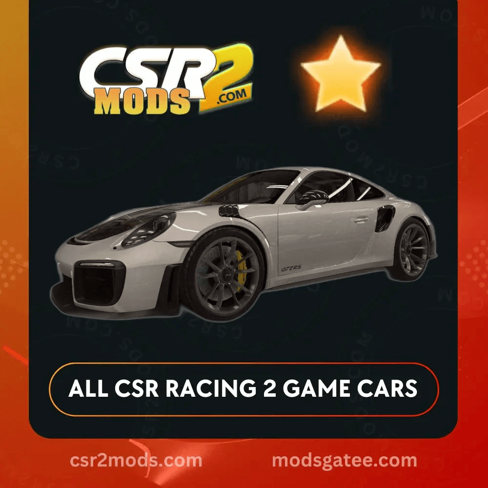 CSR2 Porsche 911 Gt2 Rs Gold Stars Car | CSR2 MODS
