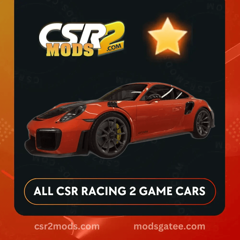 CSR2 Porsche 911 Gt2 Rs Gold Stars Car | CSR2 MODS