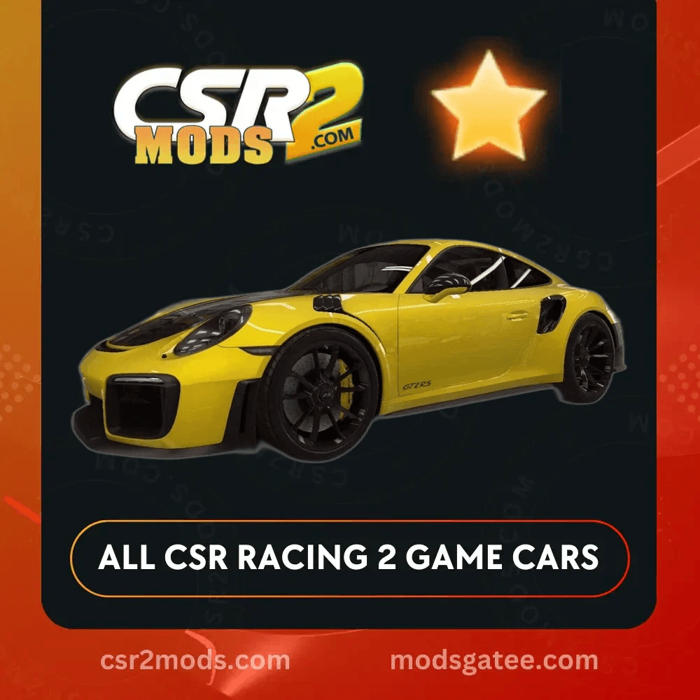 CSR2 Porsche 911 Gt2 Rs Gold Stars Car | CSR2 MODS