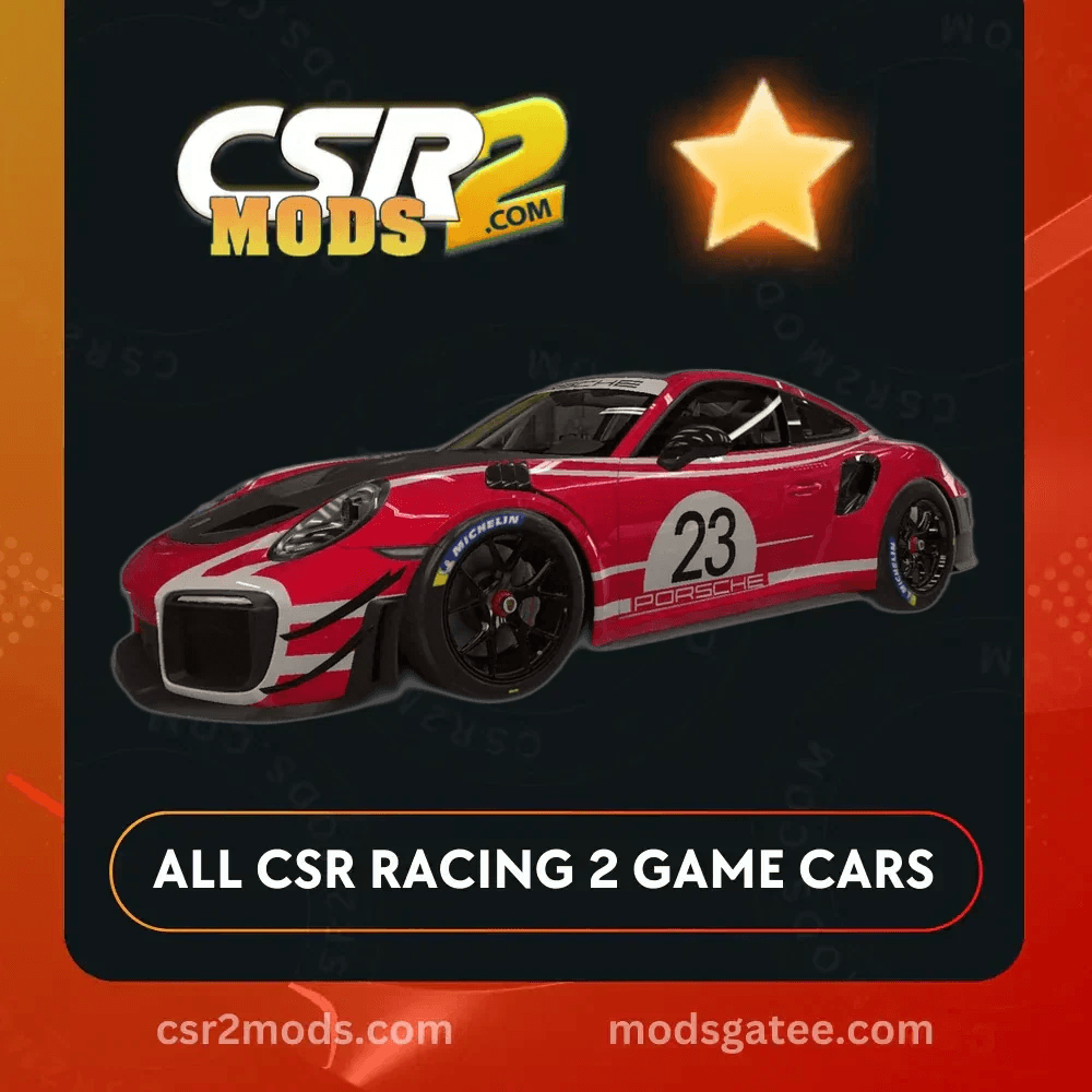 CSR2 Porsche 911 GT2 RS Clubsport (991) Gold Stars CSR2 Car