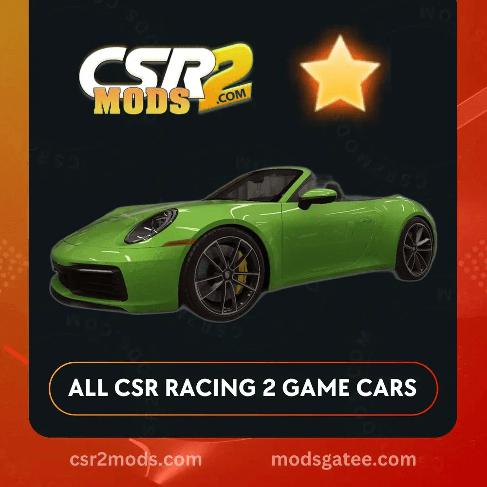 CSR2 Porsche 911 Carrera 4S Cabriolet Gold Stars CSR2 Car
