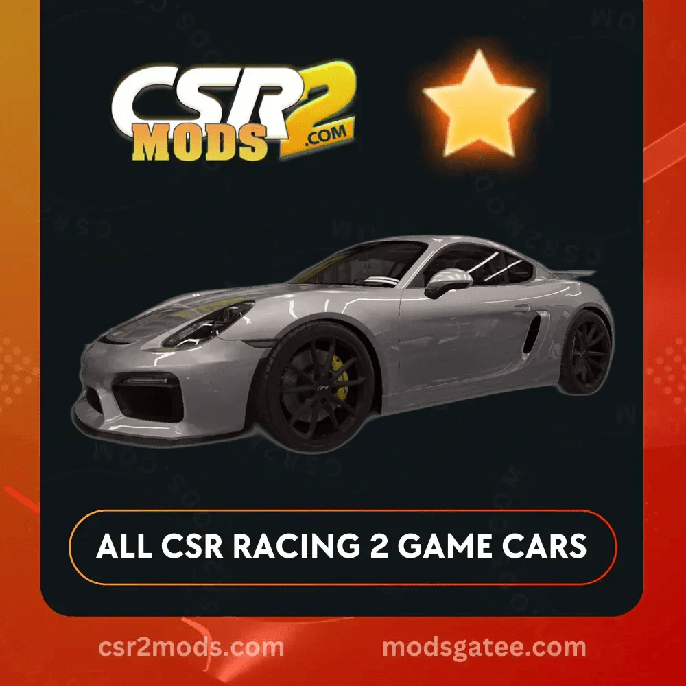 CSR2 Porsche 718 Cayman Gold Stars Car | CSR2 MODS