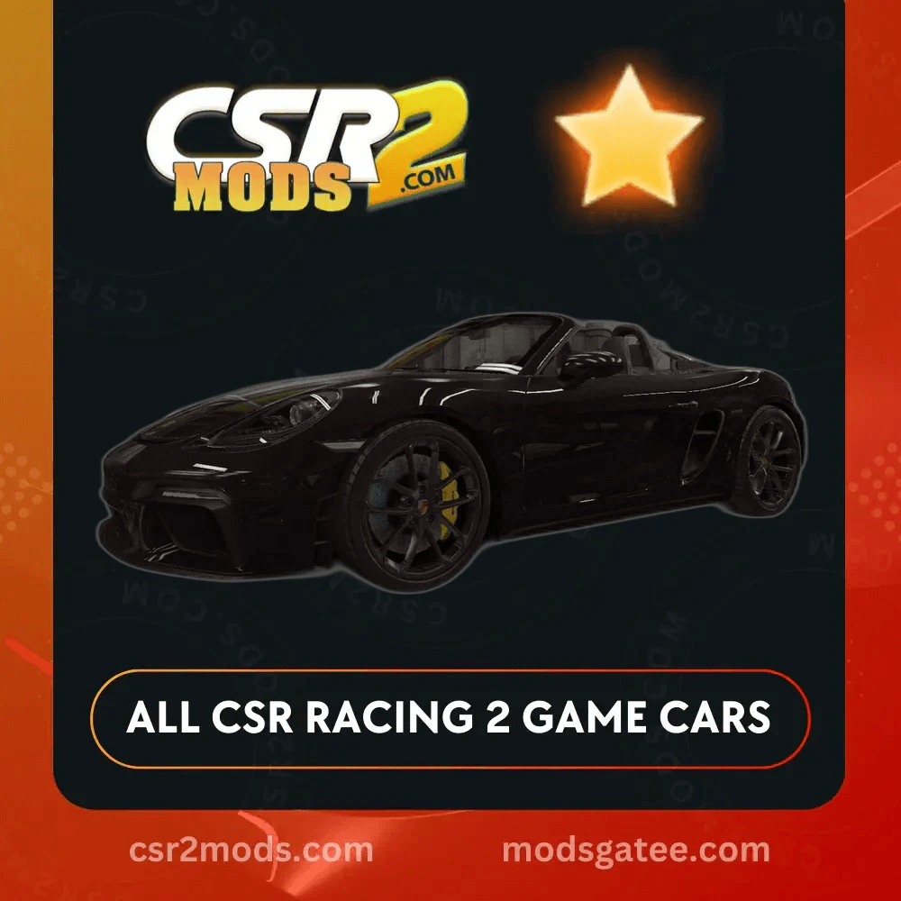 CSR2 Porsche 718 Boxster Spyder Gold Stars CSR2 Car