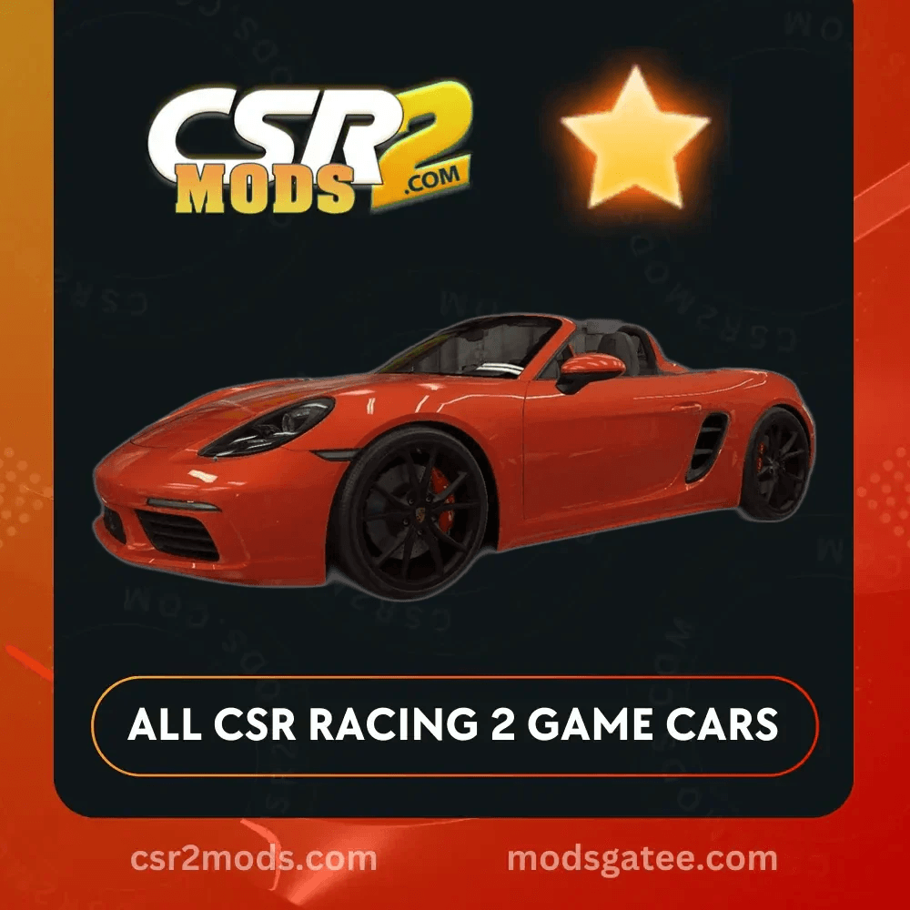 CSR2 Porsche 718 Boxster S Gold Stars Car | CSR2 MODS