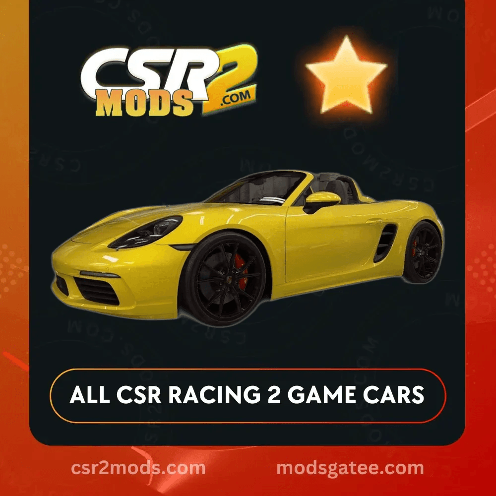 CSR2 Porsche 718 Boxster S Gold Stars Car | CSR2 MODS