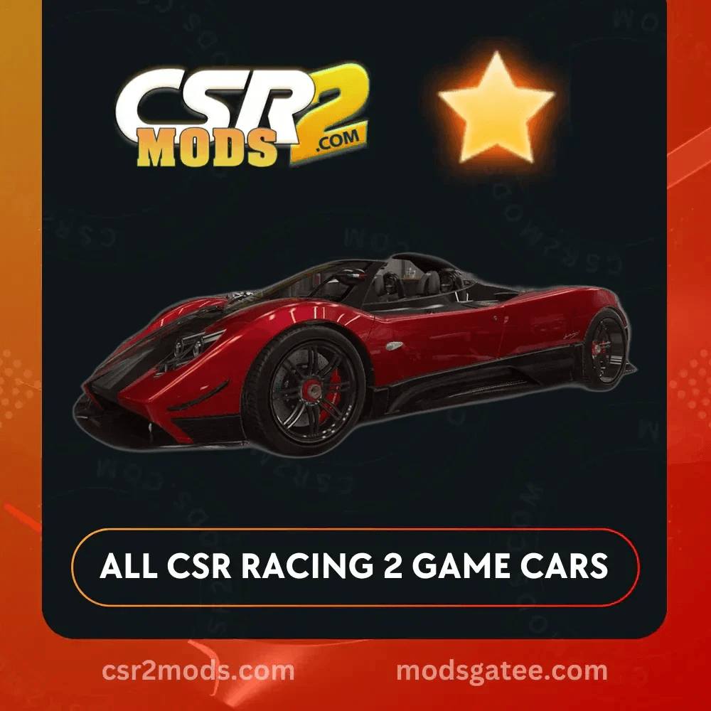 CSR2 Pagani Zonda Cinque Roadster Gold Stars CSR2 Car