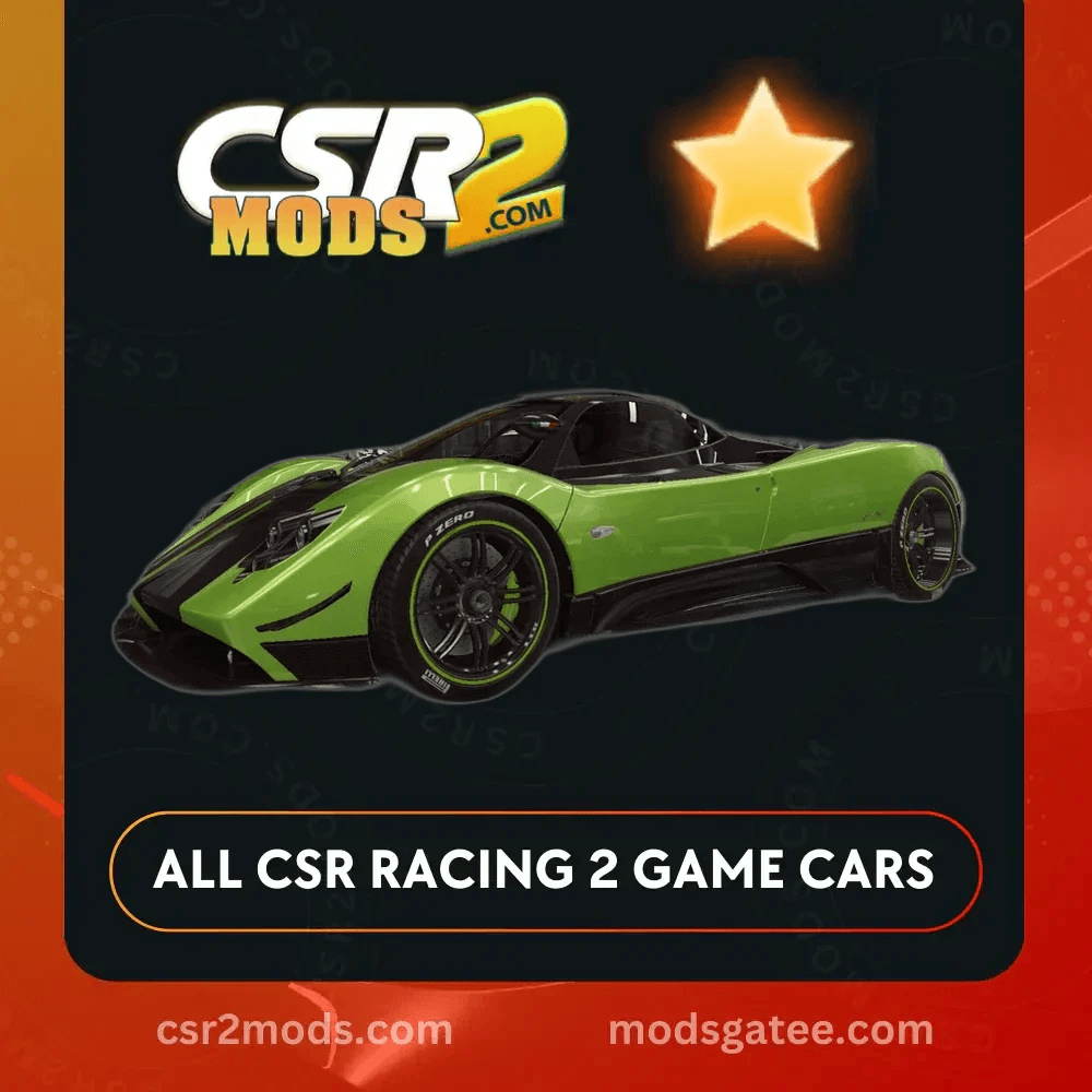 CSR2 Pagani Zonda Cinque Coupe Gold Stars CSR2 Car