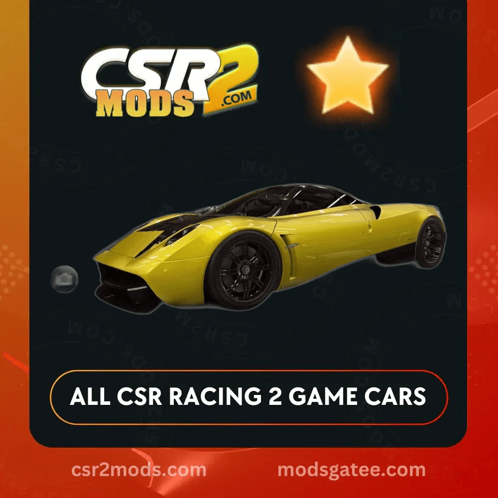 CSR2 Pagani Huayra Gold Stars Car | CSR2 MODS