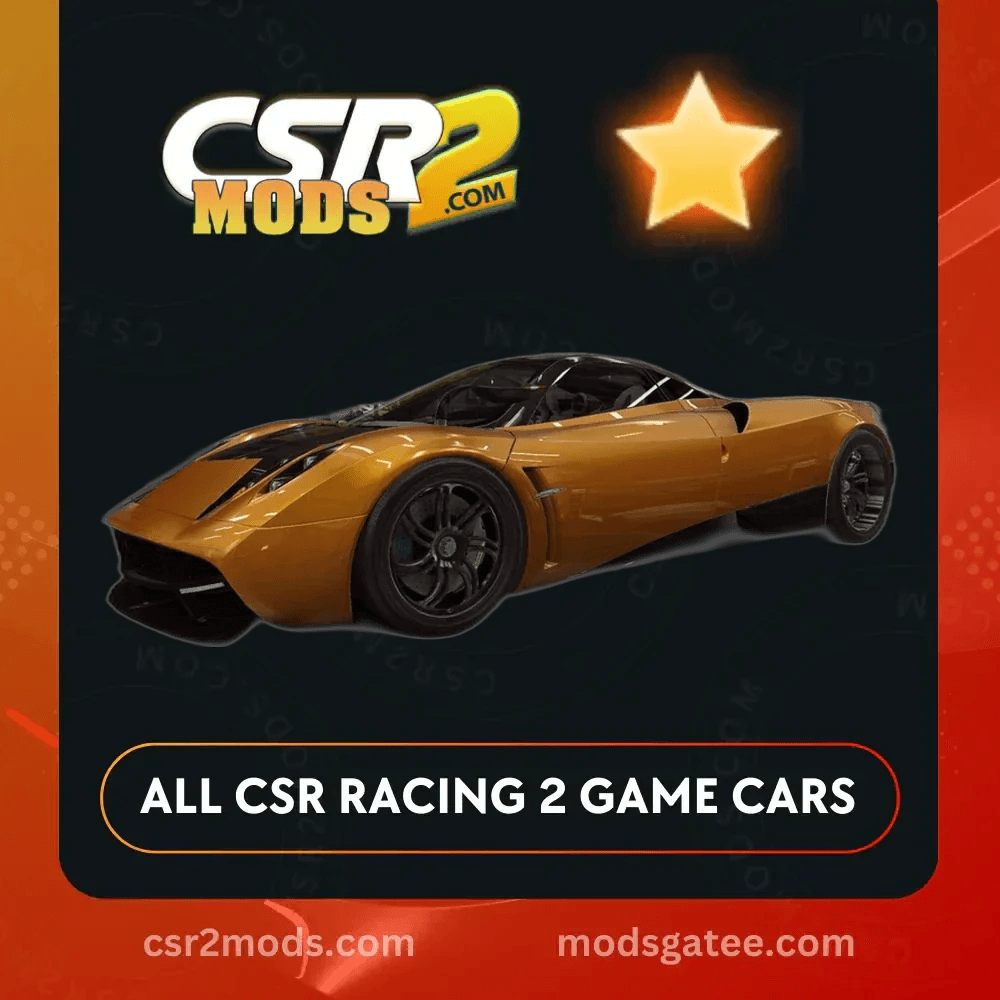 CSR2 Pagani Huayra Gold Stars Car | CSR2 MODS