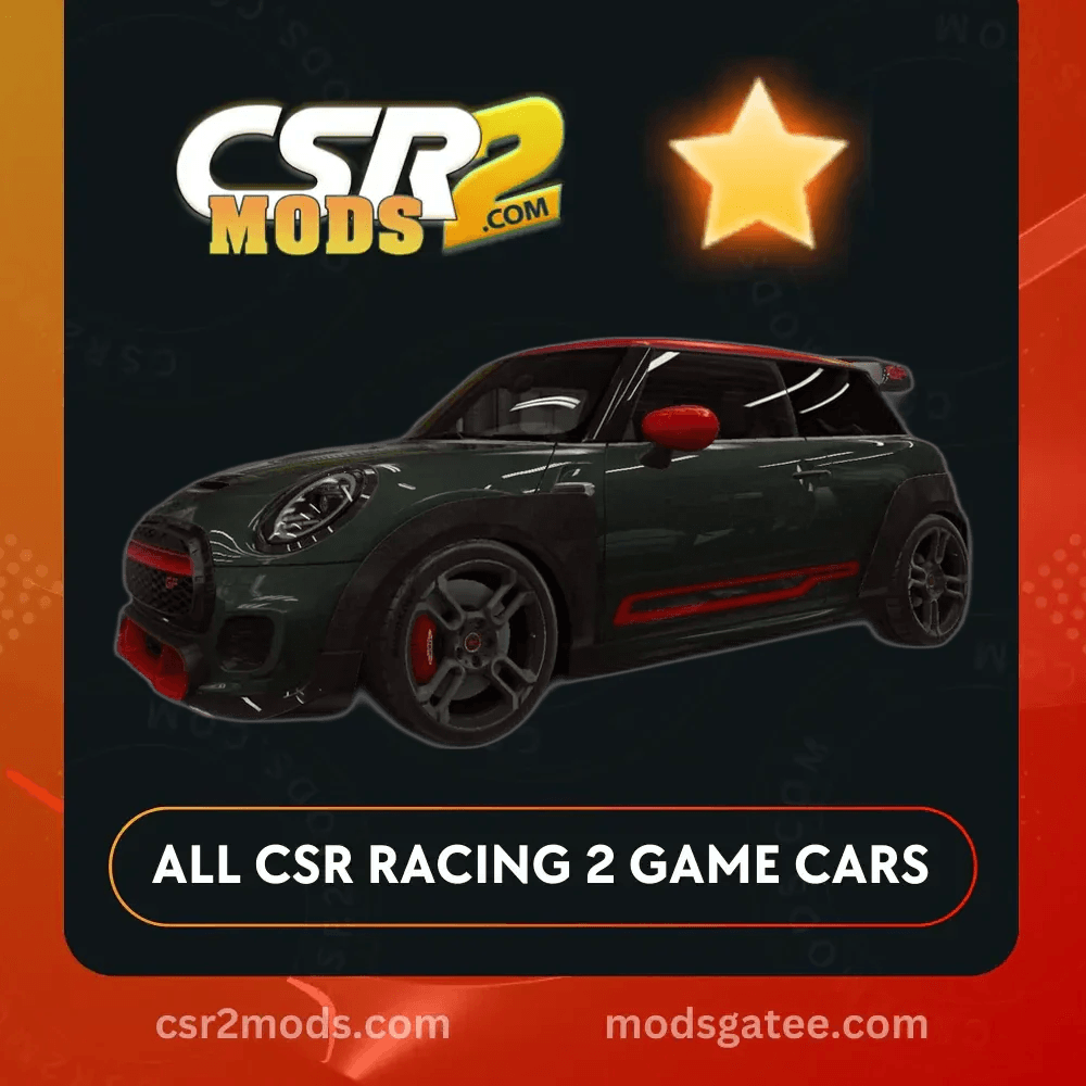 CSR2 Mini John Cooper Works Gp Gold Stars Car | CSR2 MODS