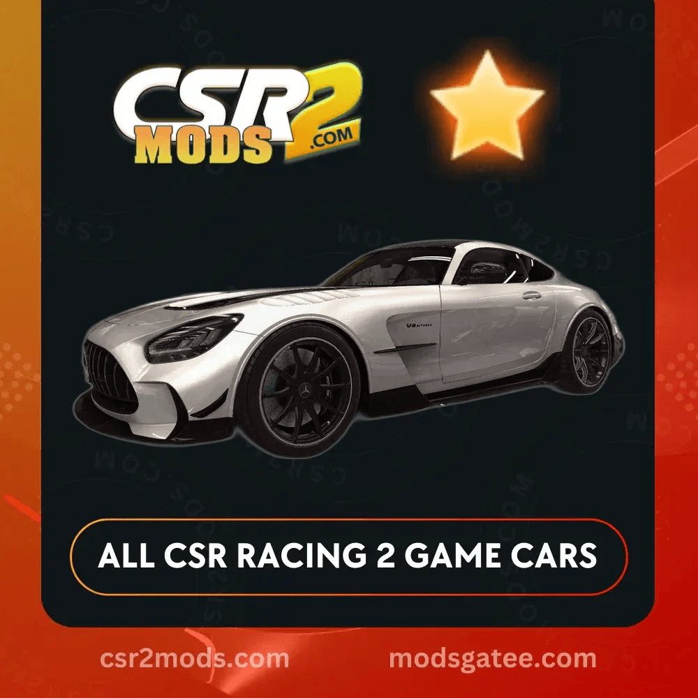 CSR2 Mercedes Gt Black Series Gold Stars Car | CSR2 MODS