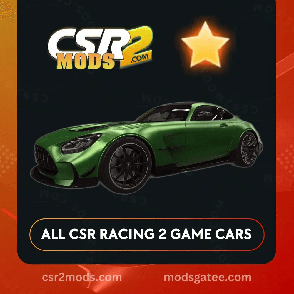 CSR2 Mercedes Gt Black Series Gold Stars Car | CSR2 MODS