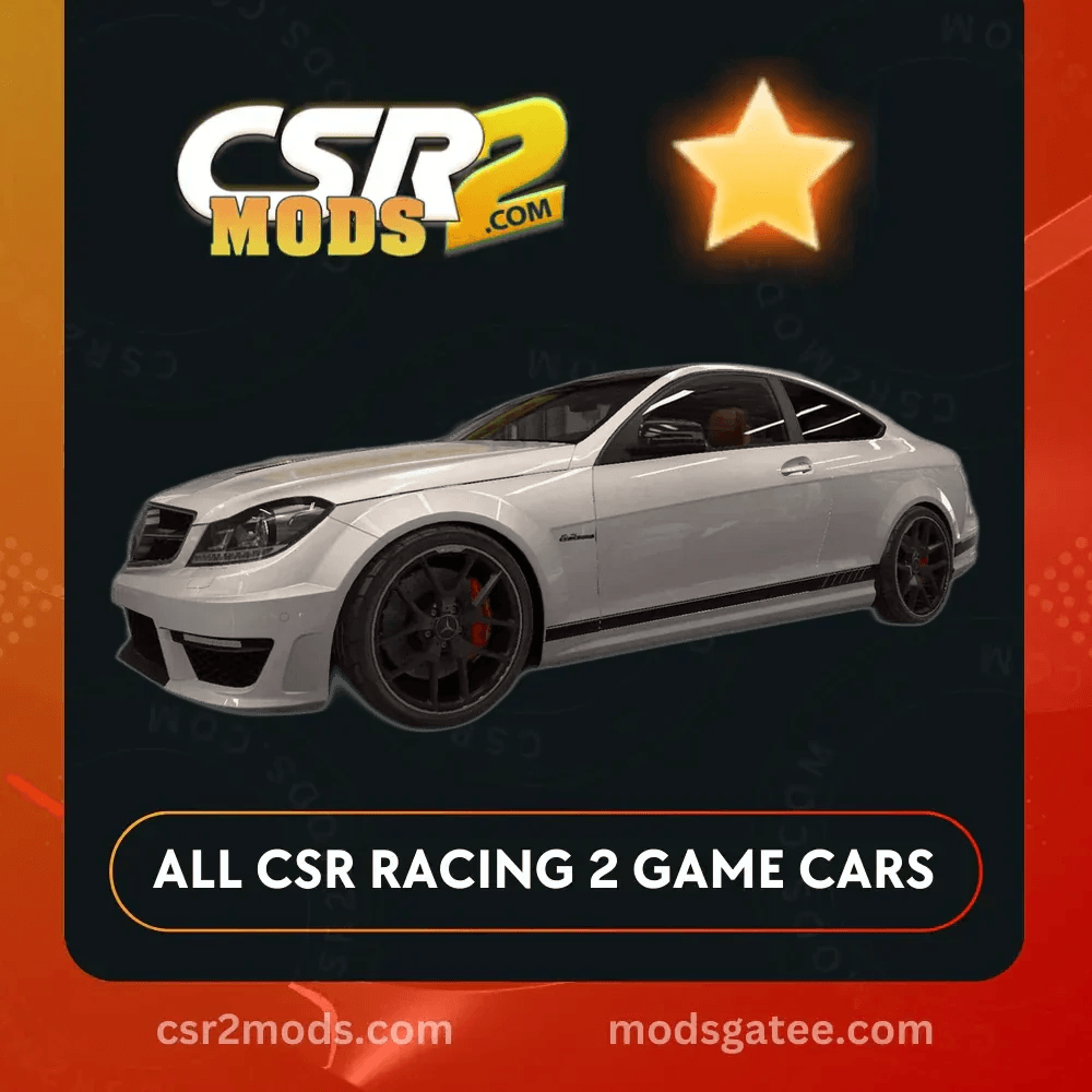 CSR2 Mercedes C 63 AMG Coupe Edition 507 Gold Stars Car | CSR2 MODS