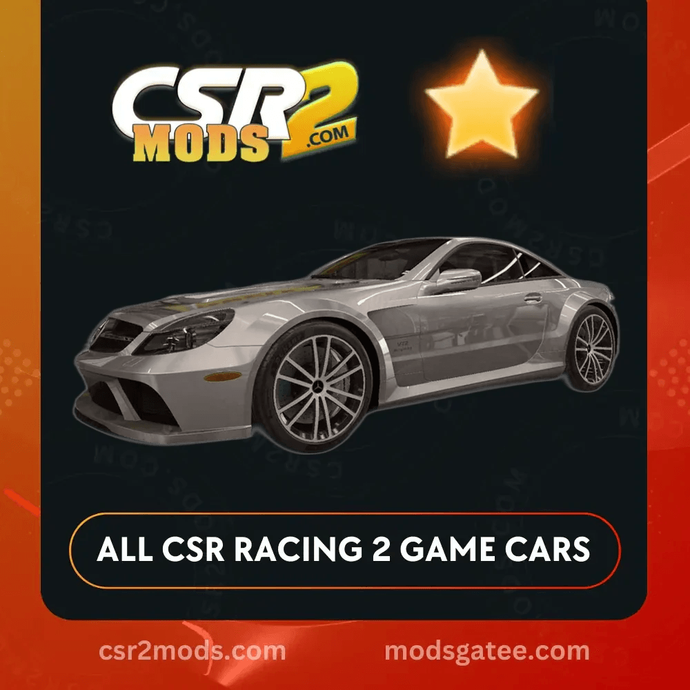 CSR2 Mercedes Benz SL 65 AMG Black Series Gold Stars CSR2 Car