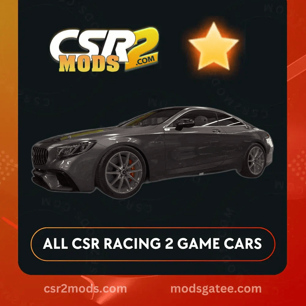 CSR2 Mercedes AMG S63 Coupe Gold Stars Car | CSR2 MODS