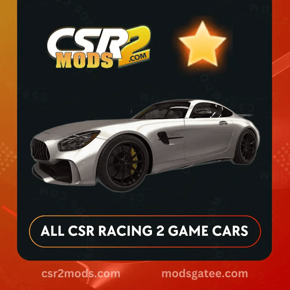 CSR2 Mercedes AMG Gt R Gold Stars Car | CSR2 MODS