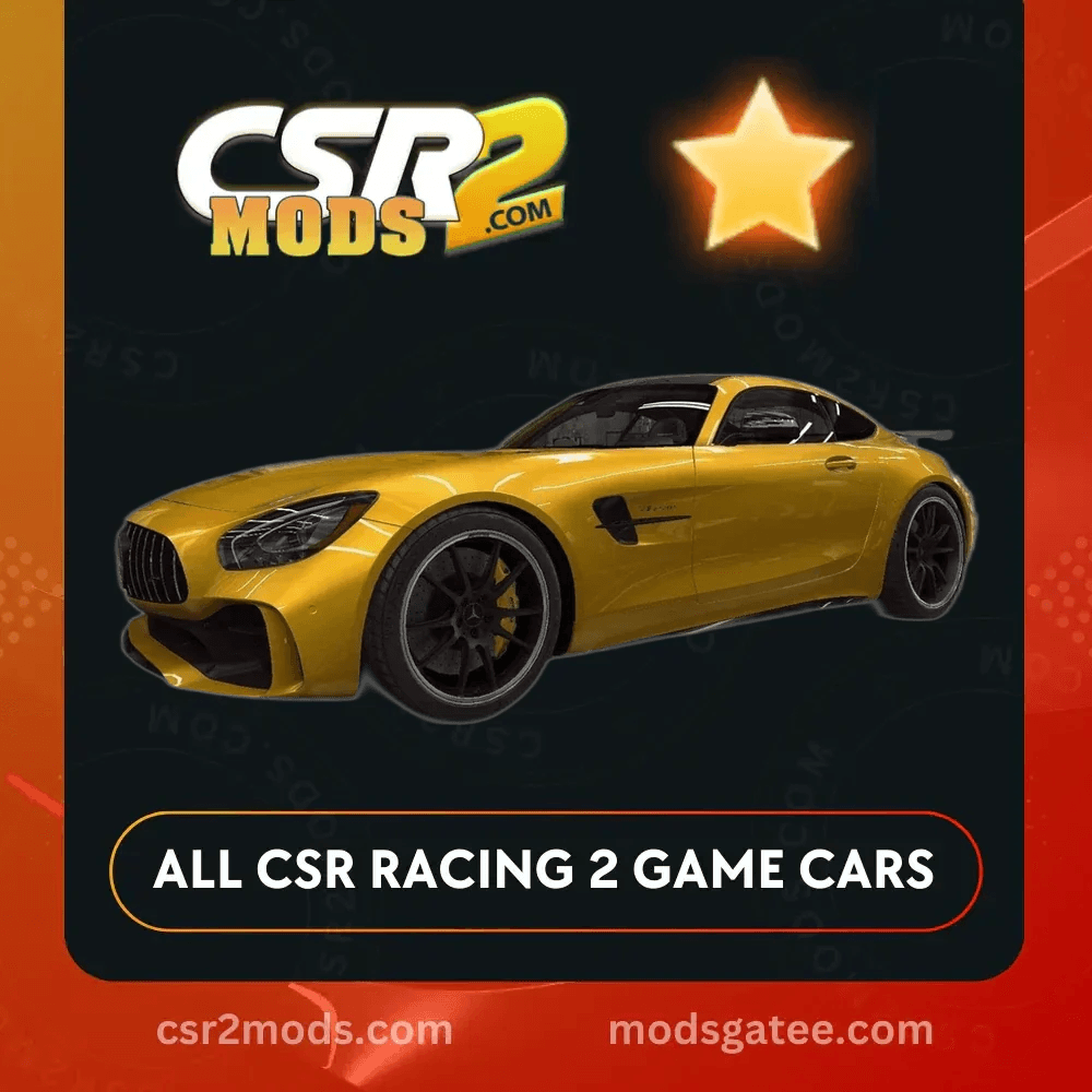 CSR2 Mercedes AMG Gt R Gold Stars Car | CSR2 MODS