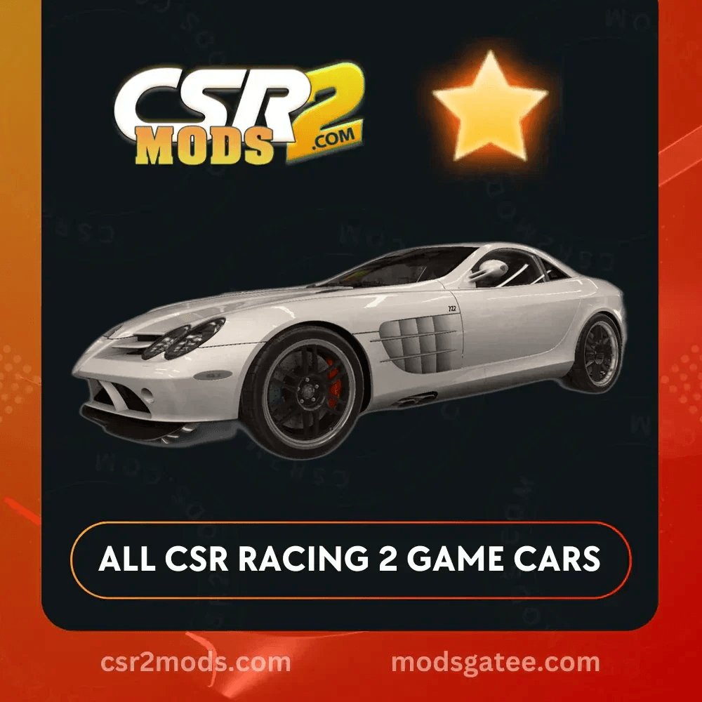 CSR2 Mclaren SLR 722 Edition Gold Stars CSR2 Car