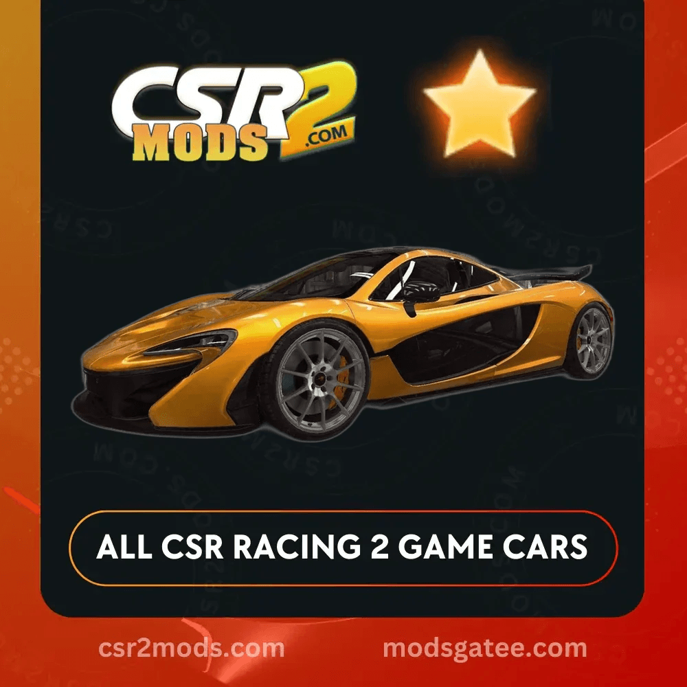 CSR2 Mclaren P1 Gold Stars Car | CSR2 MODS