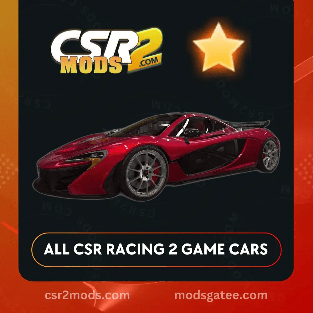 CSR2 Mclaren P1 Gold Stars Car | CSR2 MODS