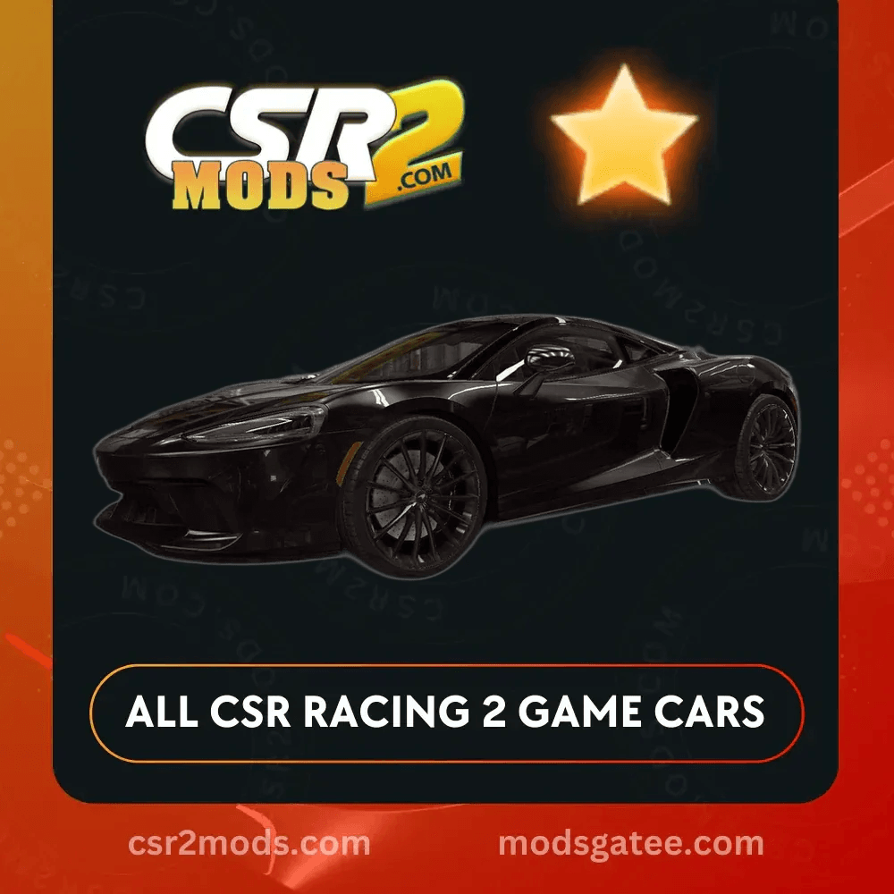 CSR2 Mclaren Gt Gold Stars Car | CSR2 MODS
