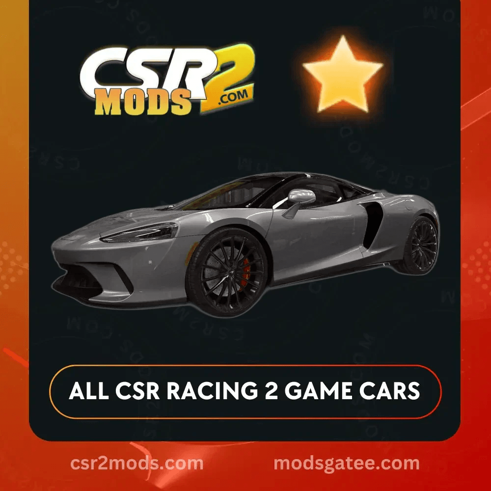 CSR2 Mclaren Gt Gold Stars Car | CSR2 MODS