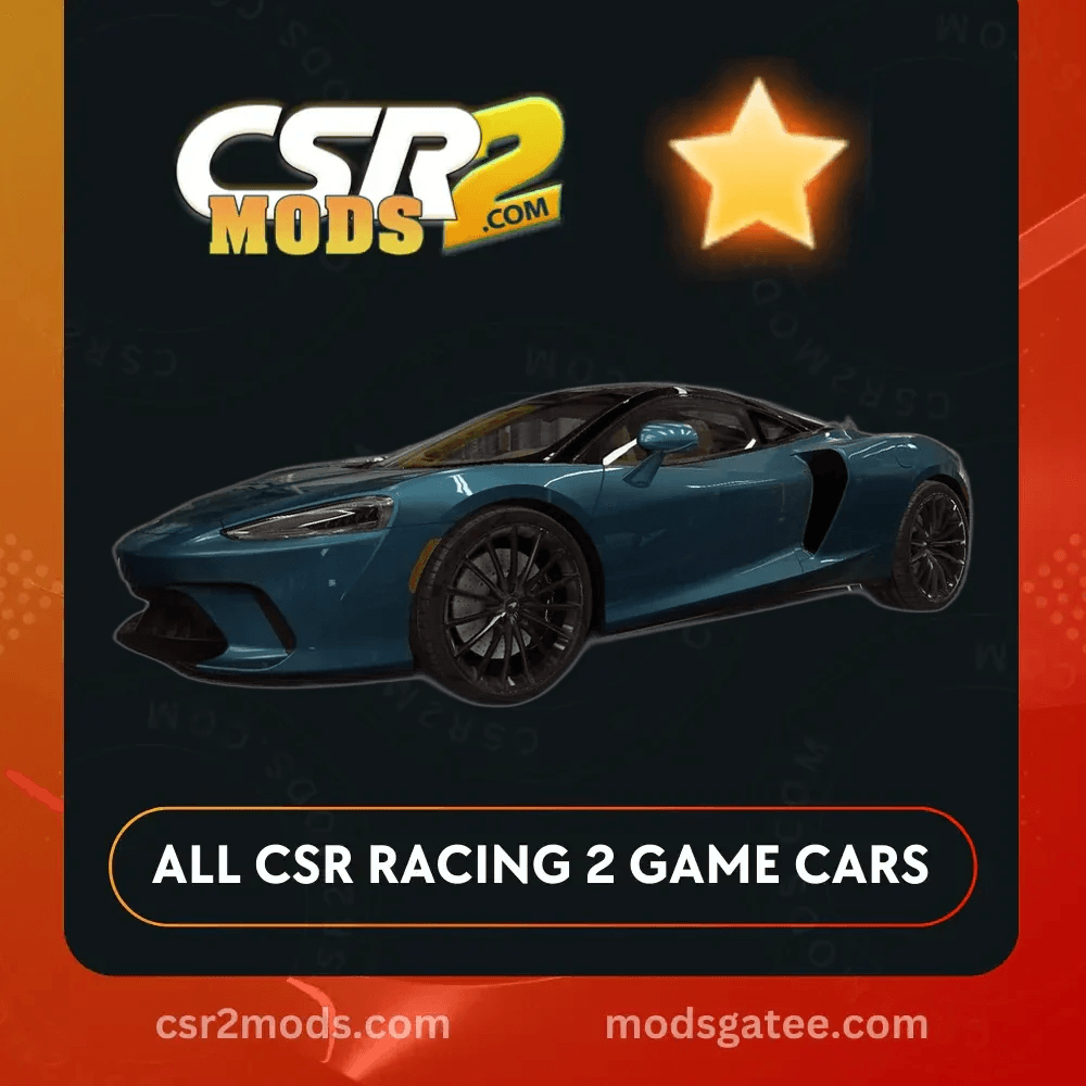 CSR2 Mclaren Gt Gold Stars Car | CSR2 MODS
