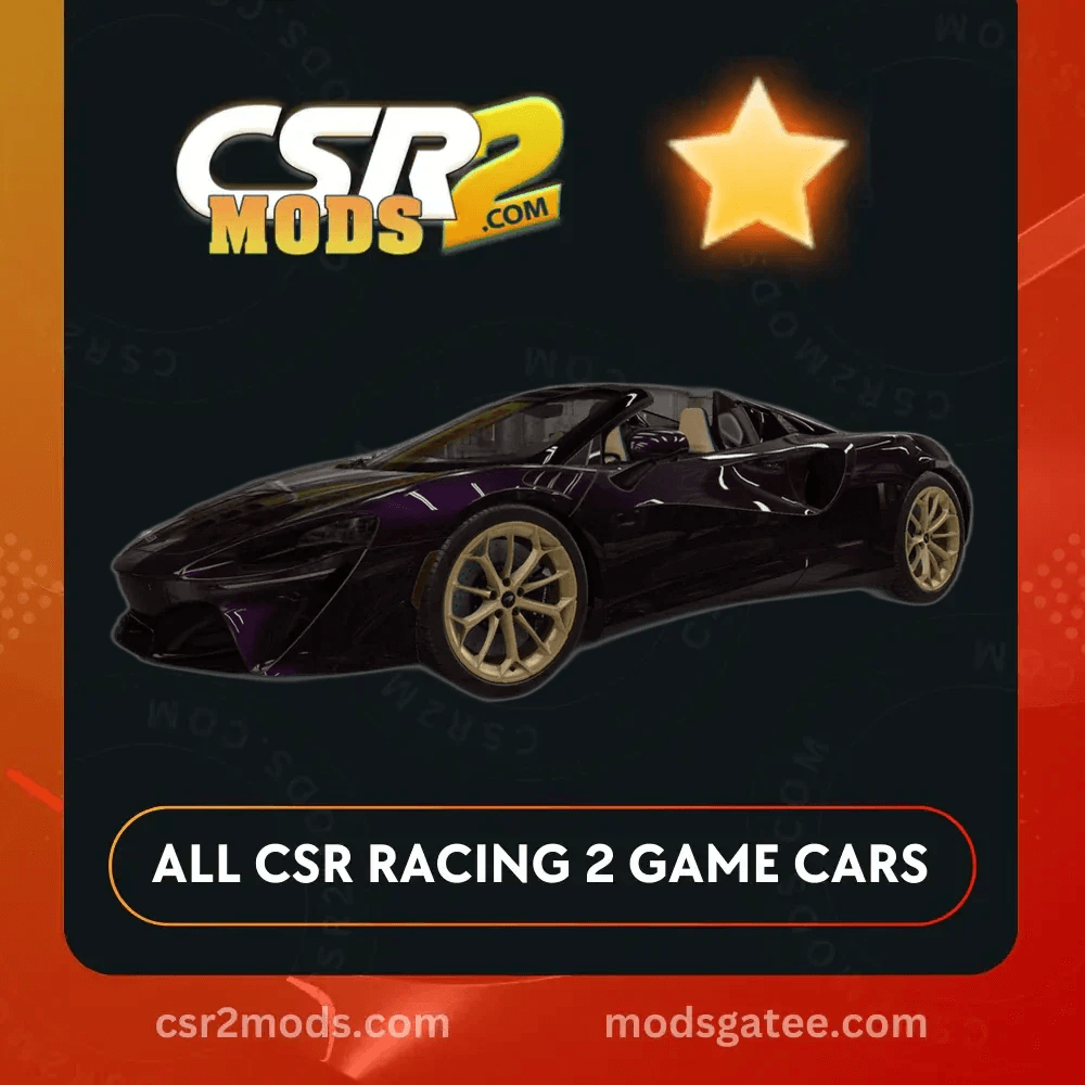 CSR2 Mclaren Artura Spider Gold Stars Car | CSR2 MODS