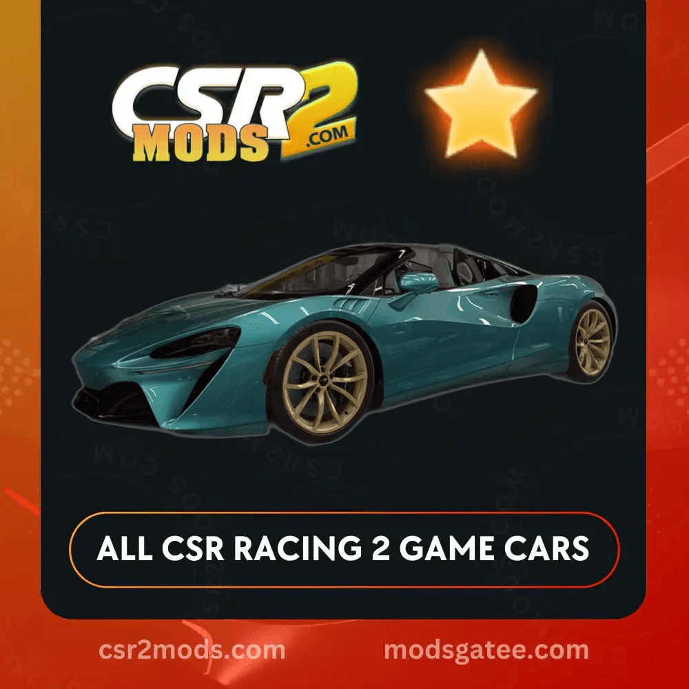 CSR2 Mclaren Artura Spider Gold Stars Car | CSR2 MODS