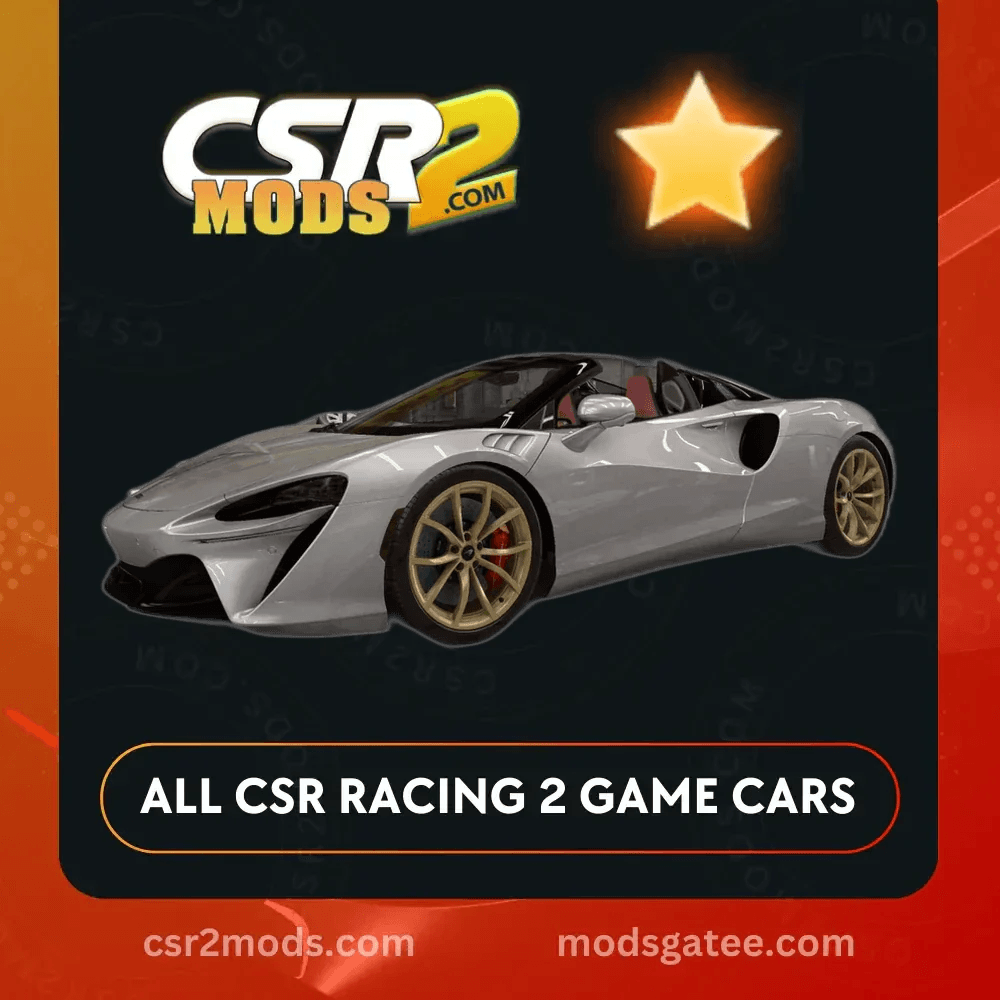 CSR2 Mclaren Artura Spider Gold Stars Car | CSR2 MODS