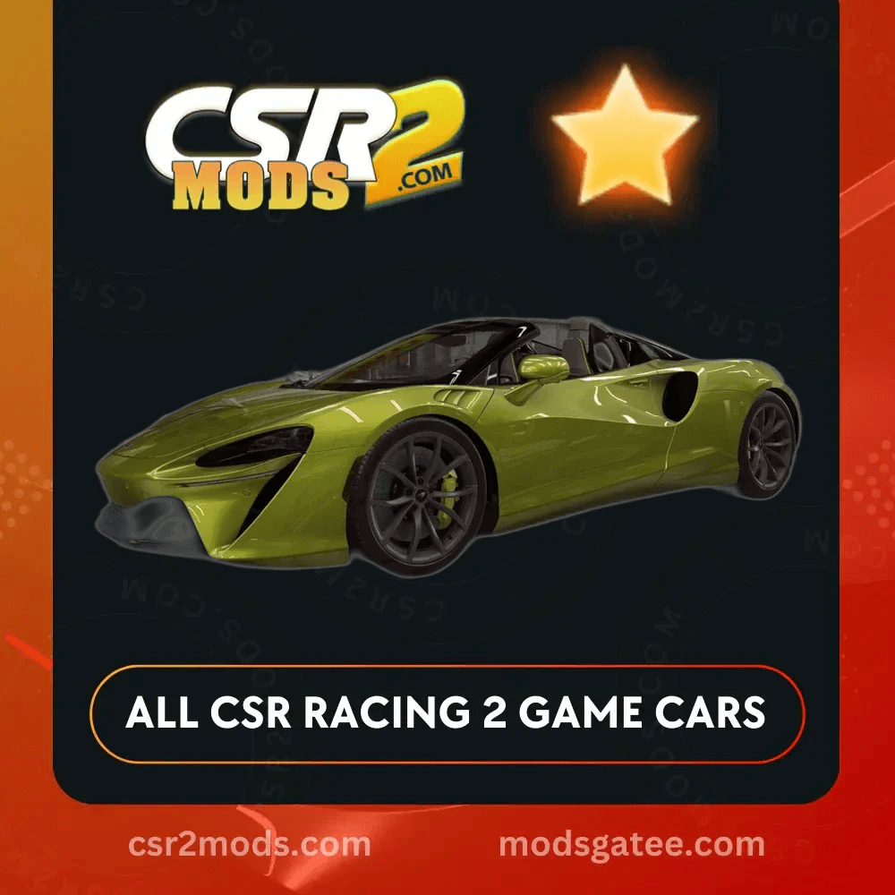 CSR2 Mclaren Artura Spider Gold Stars Car | CSR2 MODS