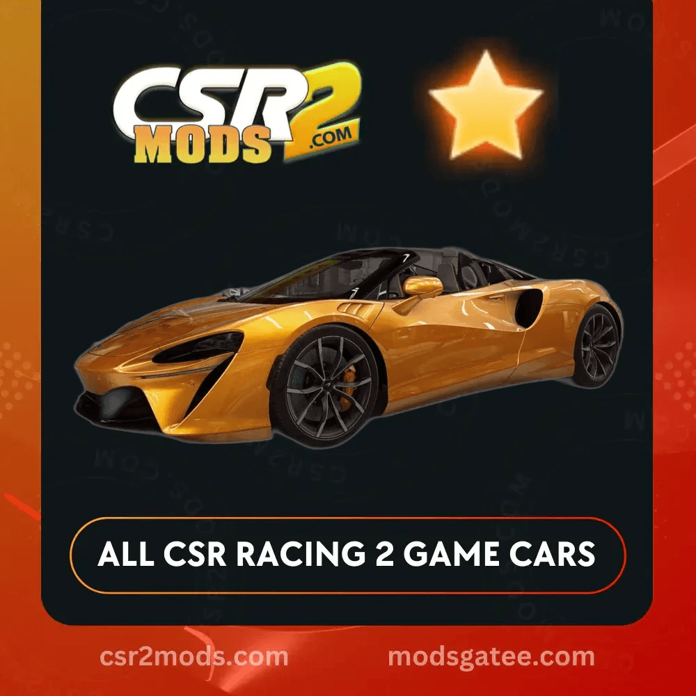 CSR2 Mclaren Artura Spider Gold Stars Car | CSR2 MODS