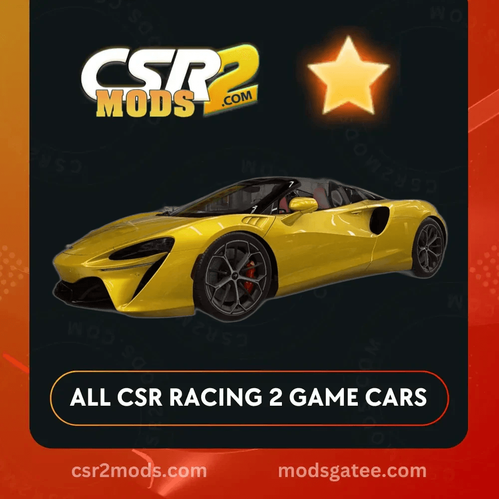 CSR2 Mclaren Artura Spider Gold Stars Car | CSR2 MODS