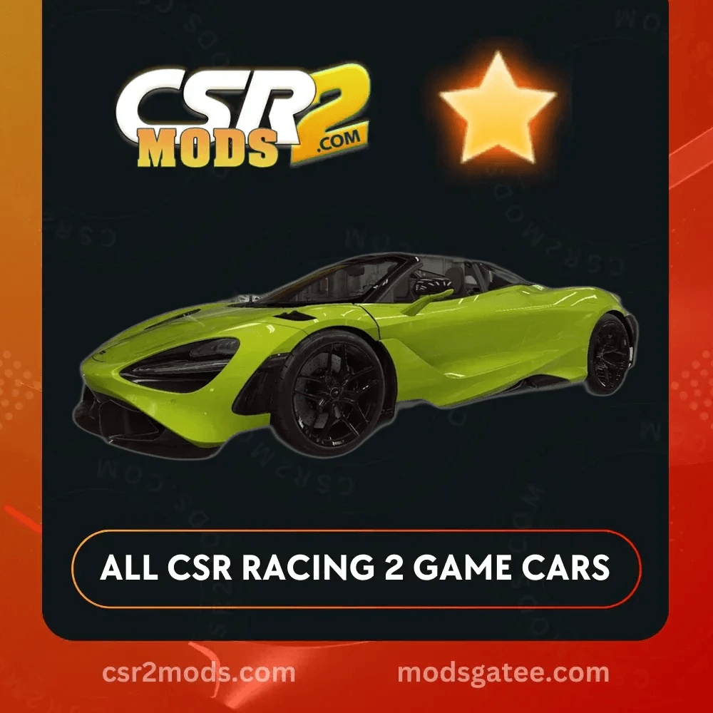 CSR2 Mclaren 765LT Spider Gold Stars CSR2 Car