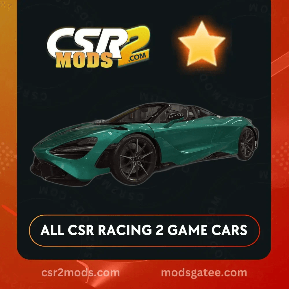 CSR2 Mclaren 765Lt Spider Mso Cirrus Gold Stars Car | CSR2 MODS
