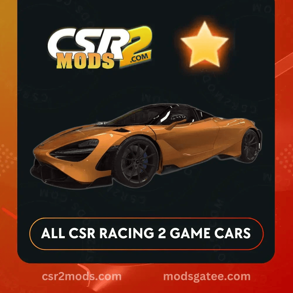 CSR2 Mclaren 765Lt Gold Stars Car | CSR2 MODS