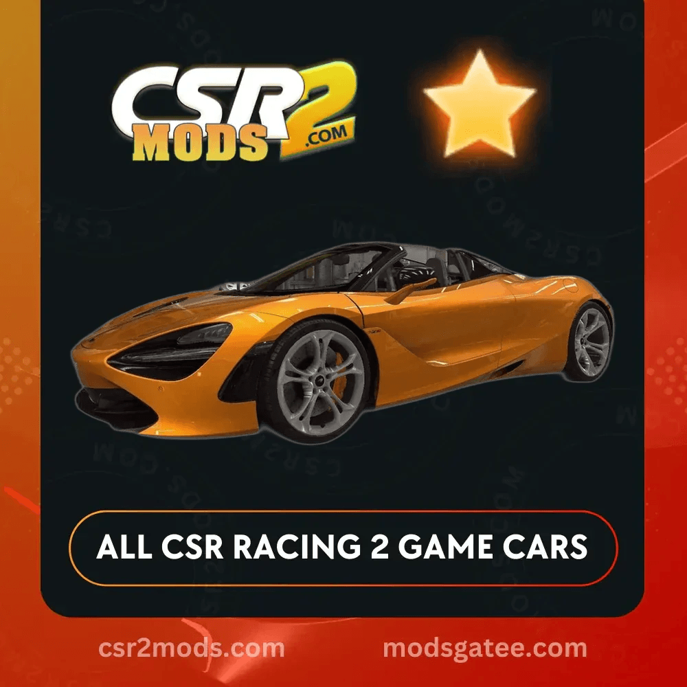 CSR2 Mclaren 720S Spider Gold Stars Car | CSR2 MODS