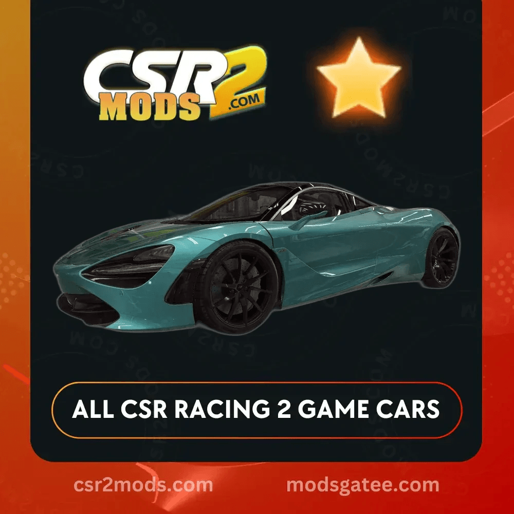 CSR2 Mclaren 720S Gold Stars Car | CSR2 MODS