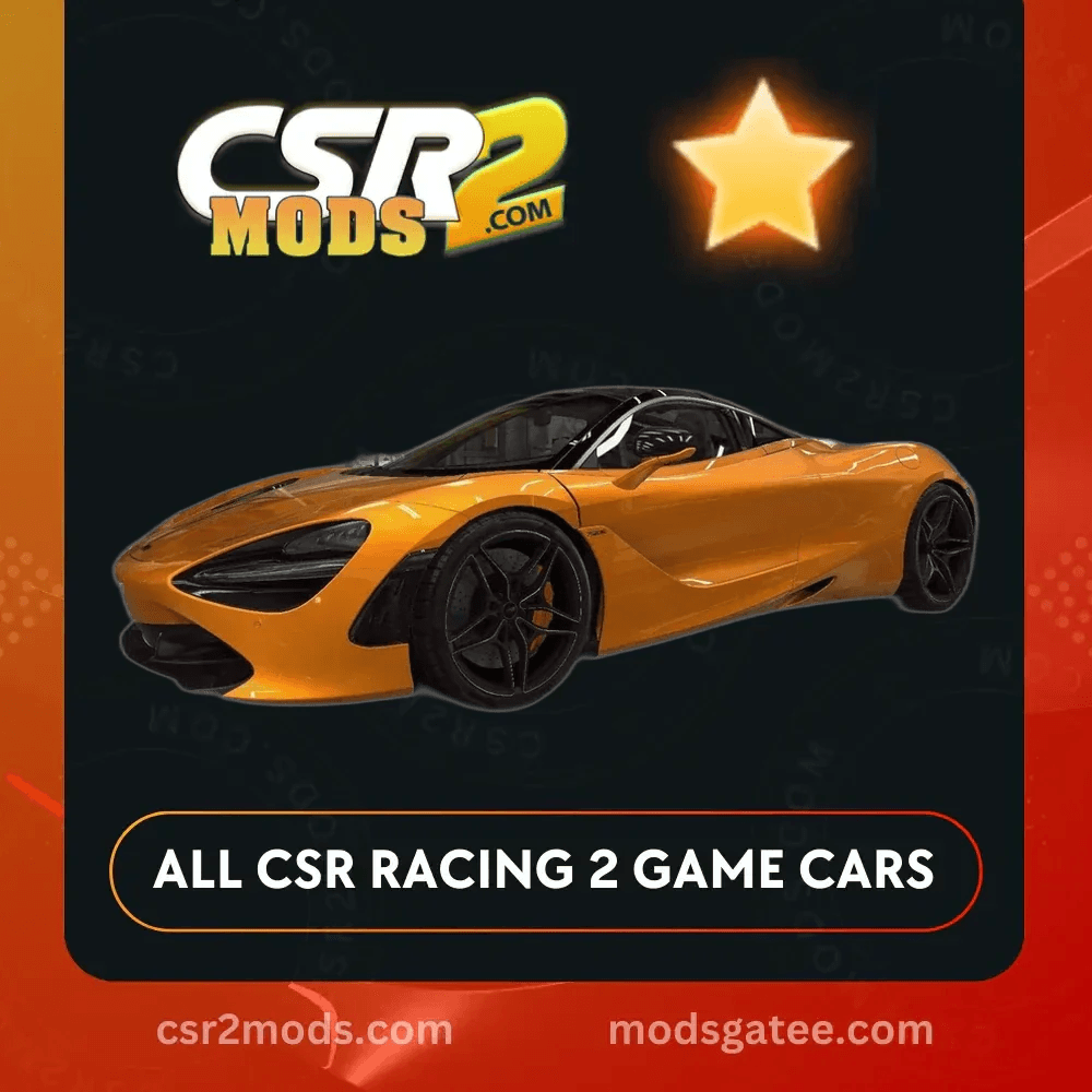 CSR2 Mclaren 720S Gold Stars Car | CSR2 MODS