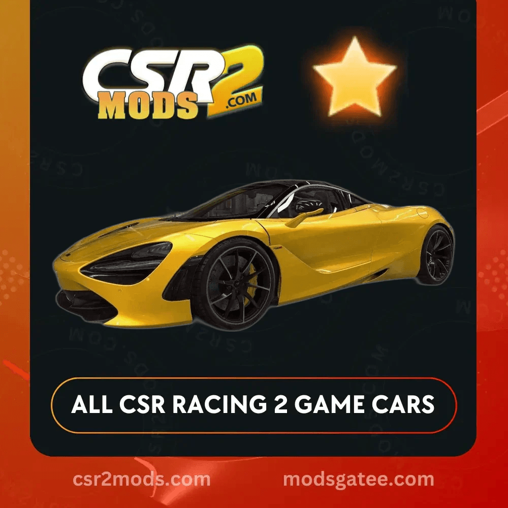 CSR2 Mclaren 720S Gold Stars Car | CSR2 MODS