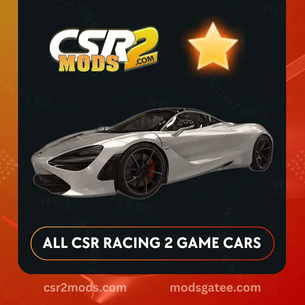 CSR2 Mclaren 720S Gold Stars Car | CSR2 MODS