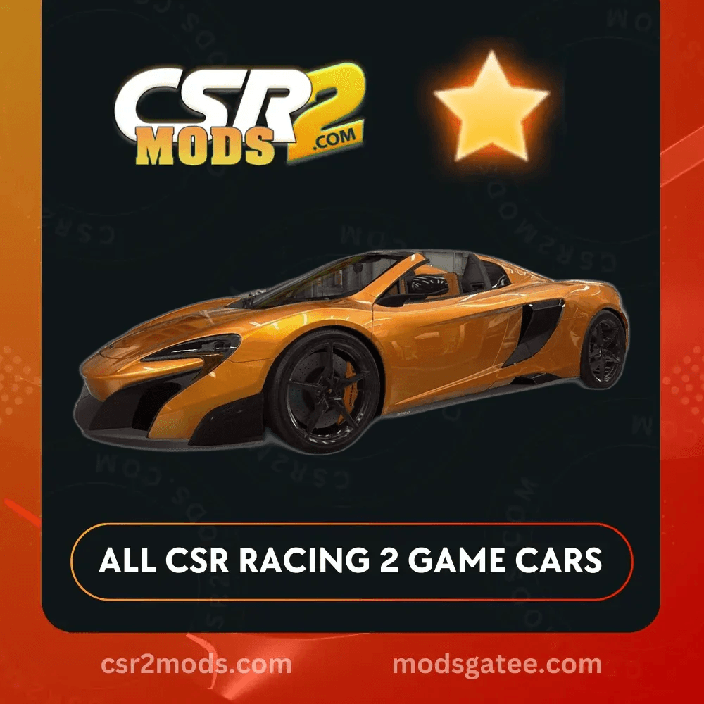 CSR2 Mclaren 675Lt Spider Car ? CSR2 MODS