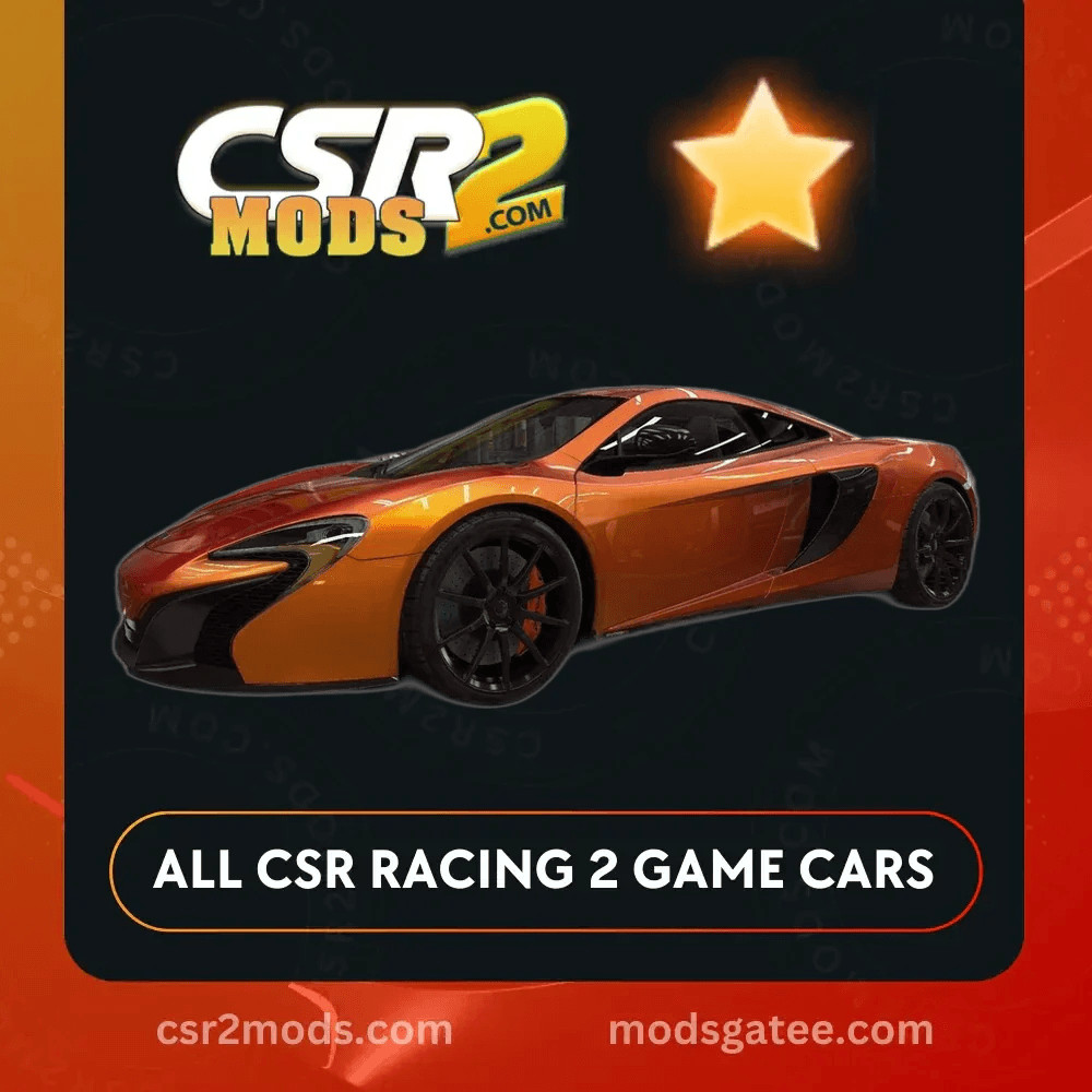 CSR2 Mclaren 650S Gold Stars Car | CSR2 MODS