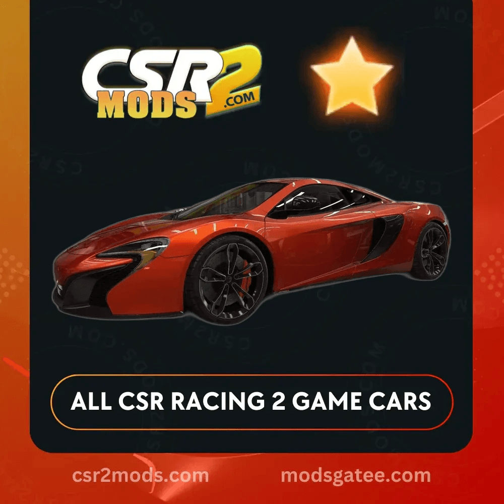 CSR2 Mclaren 650S Gold Stars Car | CSR2 MODS