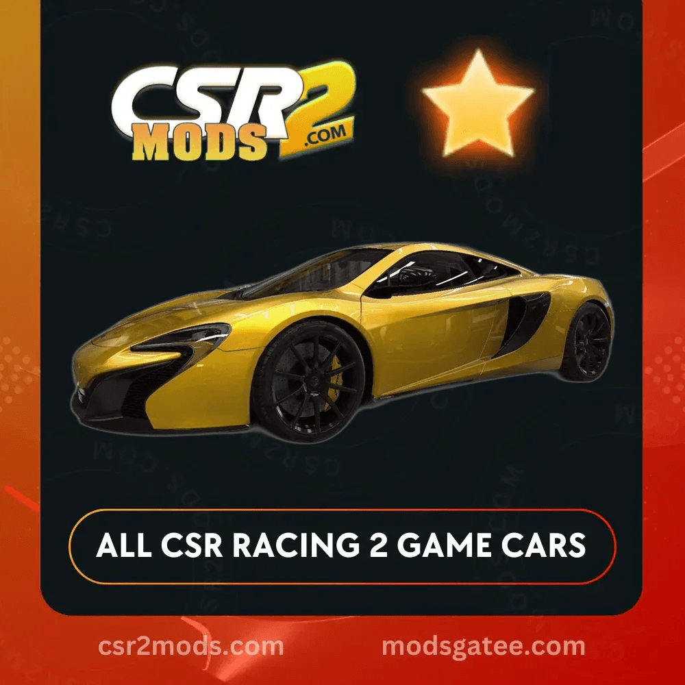 CSR2 Mclaren 650S Gold Stars Car | CSR2 MODS