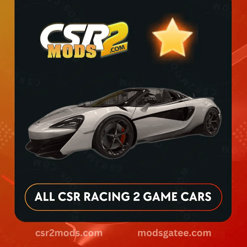 CSR2 Mclaren 600Lt Spider Gold Stars Car | CSR2 MODS